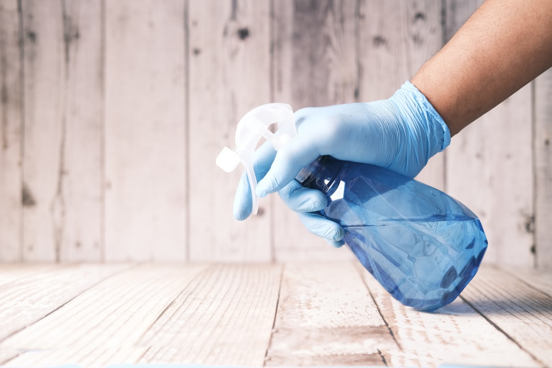 disinfectant spray cleaning bottle