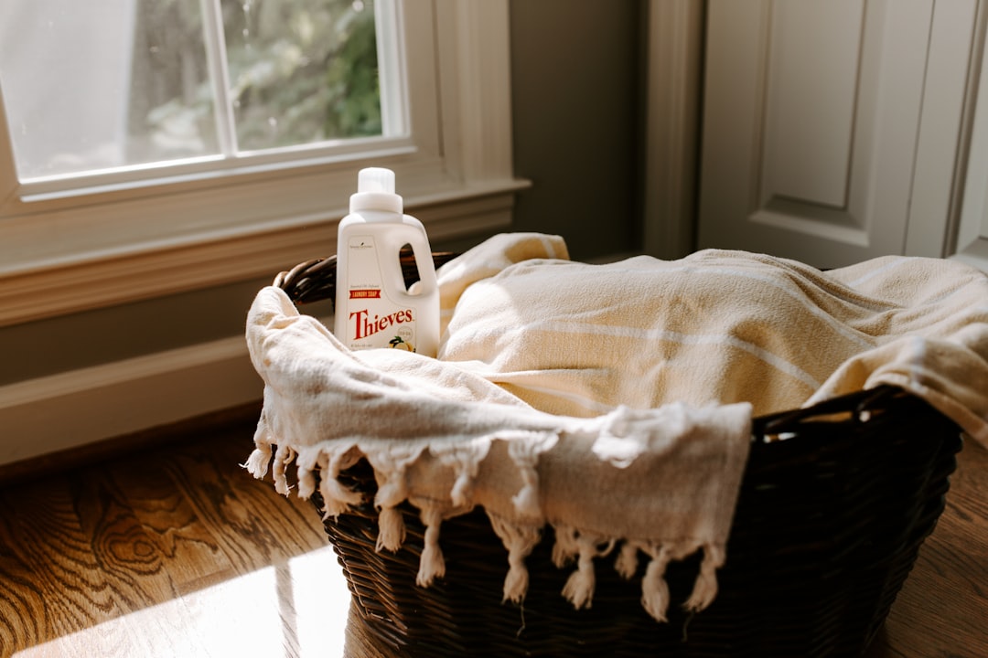 clean fresh laundry basket clothes