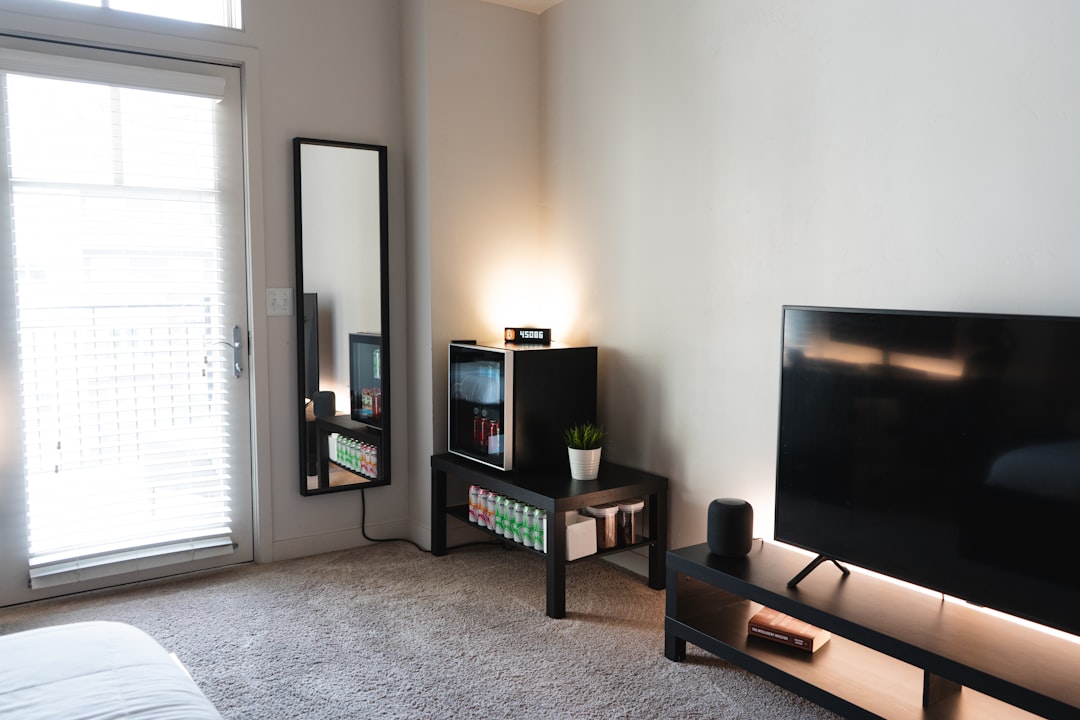 clean minimal apartment living