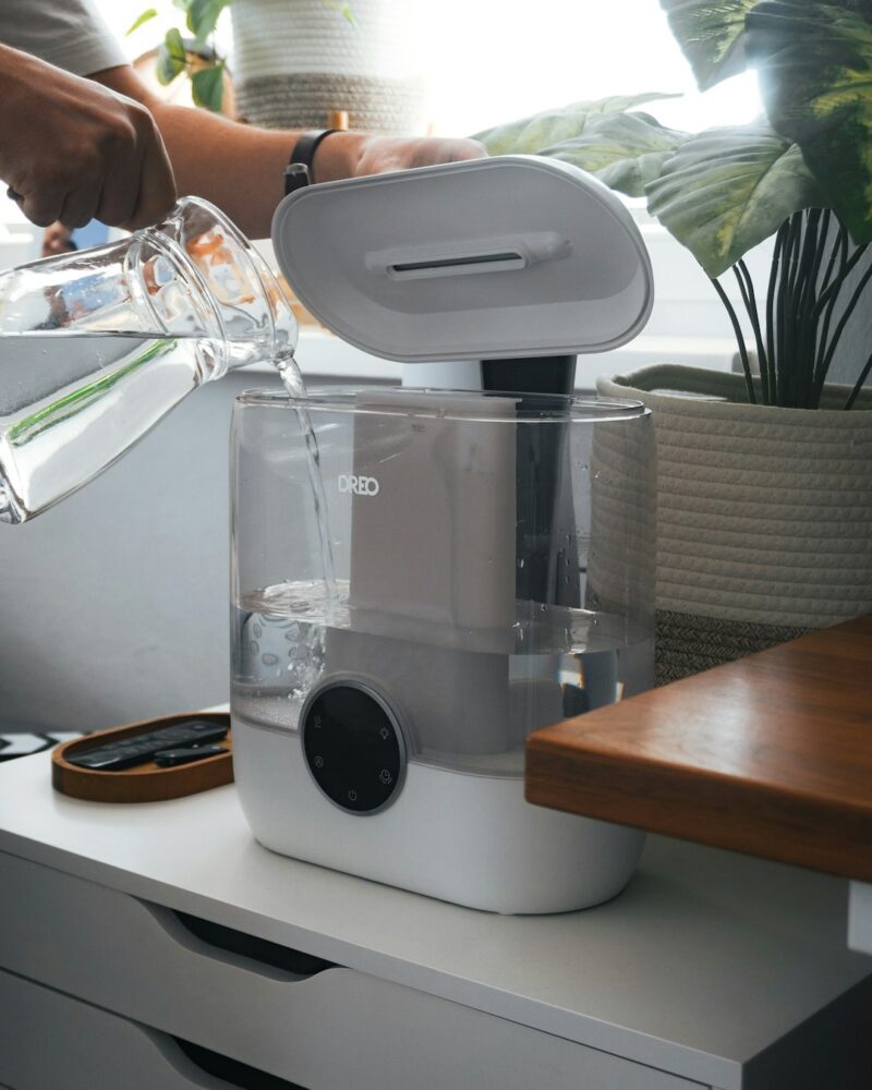 加湿器のメンテナンス